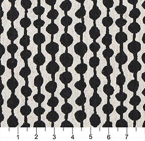 Upholstery Fabric - Black Abstract & Geometric Upholstery Fabric 54 Inches"