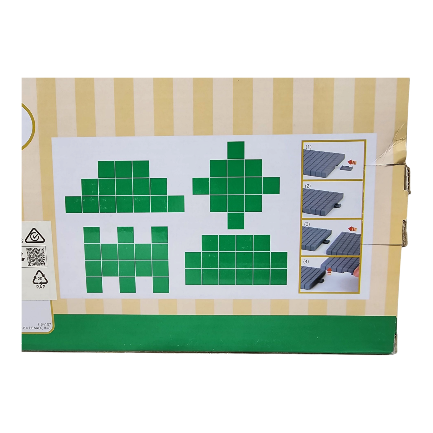 Lemax Complete Plaza Park Grass - 16 Pieces