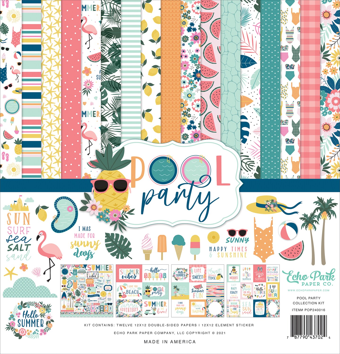 Pool Party 12x12 Collection Kit