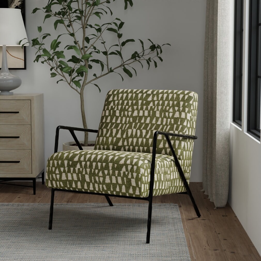 Upholstery Fabric - Green Abstract & Geometric Upholstery Fabric 54 Inches"