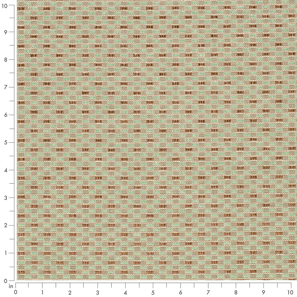 Sea - Aqua Teal,brown Small Scale Upholstery Fabric 54 Inches"