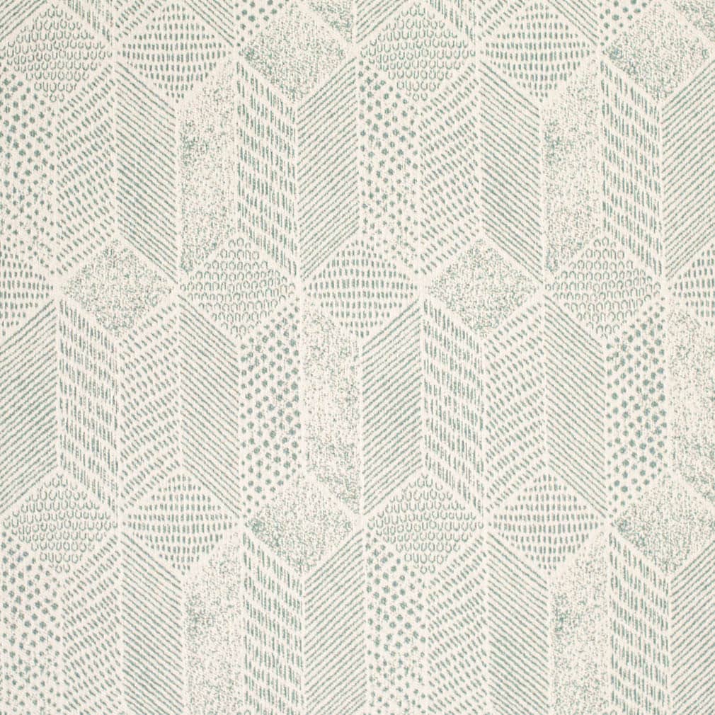 Upholstery Fabric - Aqua & Teal Abstract & Geometric Upholstery Fabric 54 Inches"