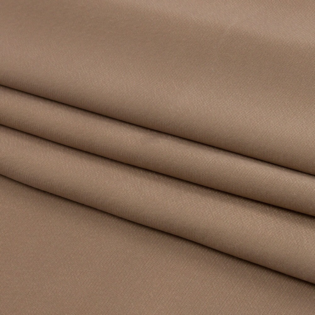 1 Yard Natural Sustainable Viscose Fluid Satin Soft Dressmaking Fabric 55 inch Width