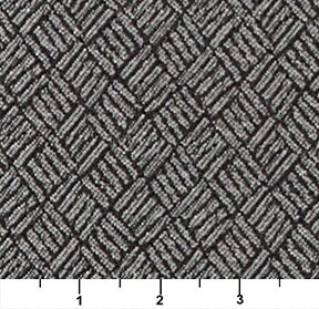 Platinum - Black,Grey & Silver Small Scale Upholstery Fabric 54 Inches"