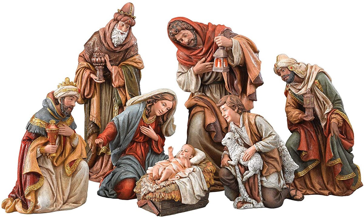 Deluxe 7 Piece Joseph Studio Nativity - 17 Inch