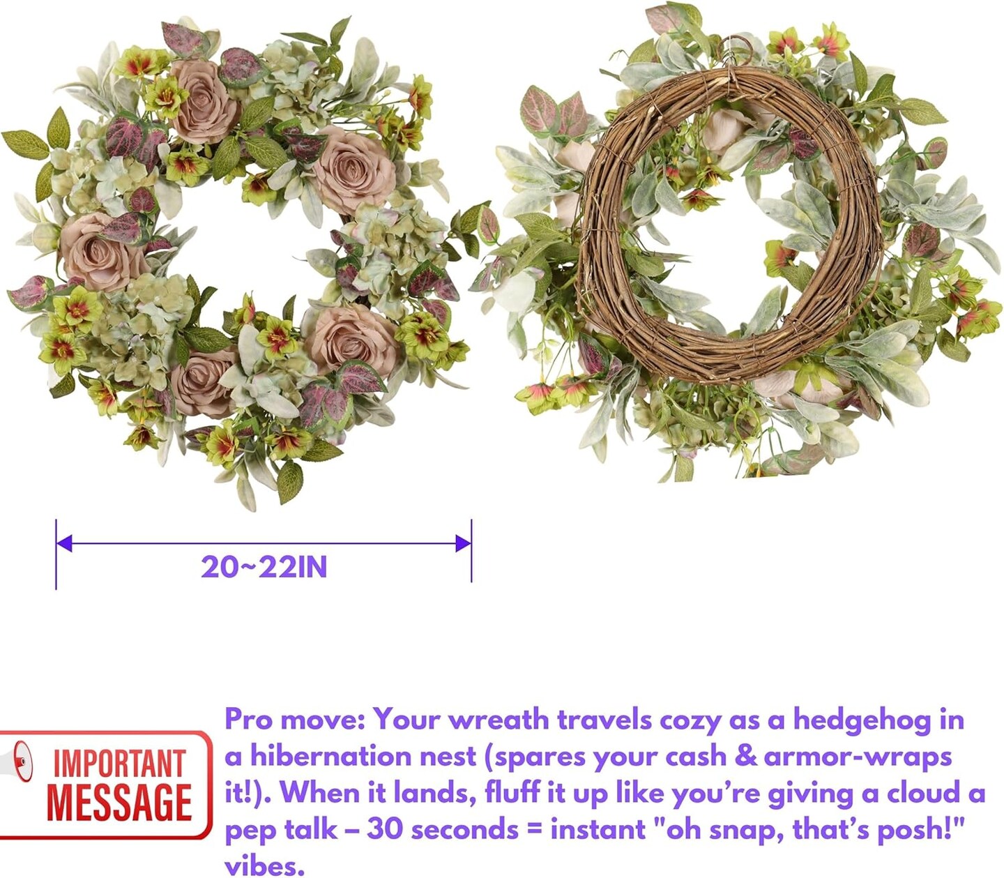 Spring Summer Front Door Wreath
