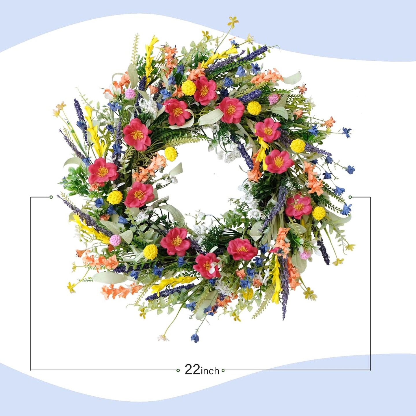 Wildflower Spring Wreath
