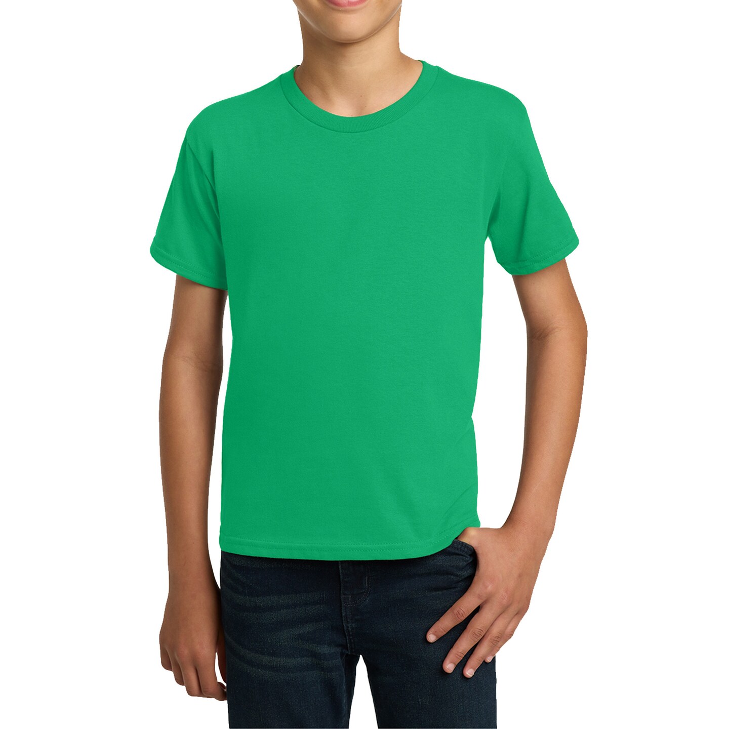 Gildan Youth Heavy Cotton T-Shirt, Plain Short Sleeve Craft & Print Ready