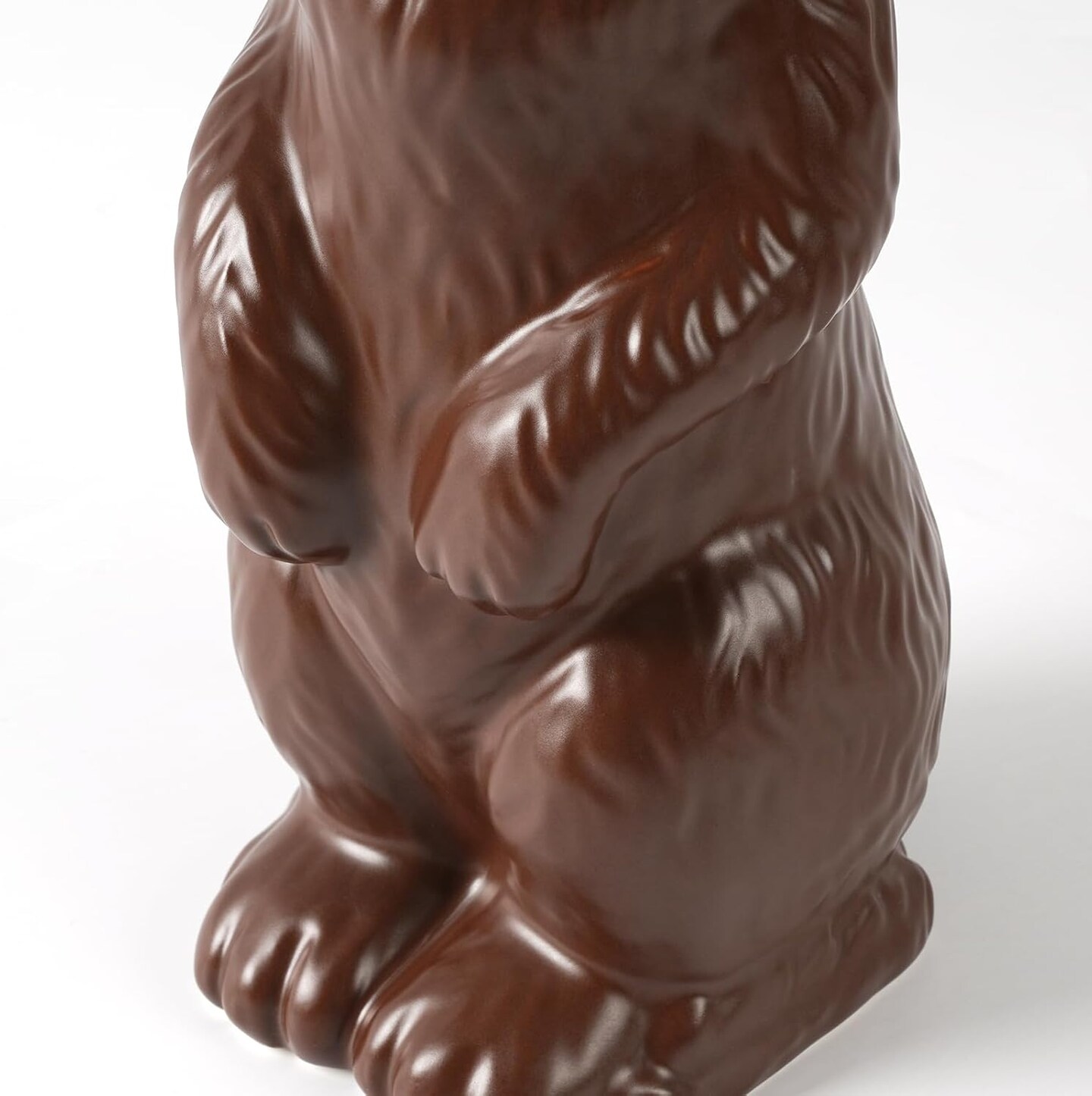 Easter Decorations - 14.5" Easter Bunny Figurine - Easter Decorations for Home - Standing Ceramic Easter Bunny Decor for Mantel Tabletop Porch Lawn Yard Spring Home Indoor Outdoor