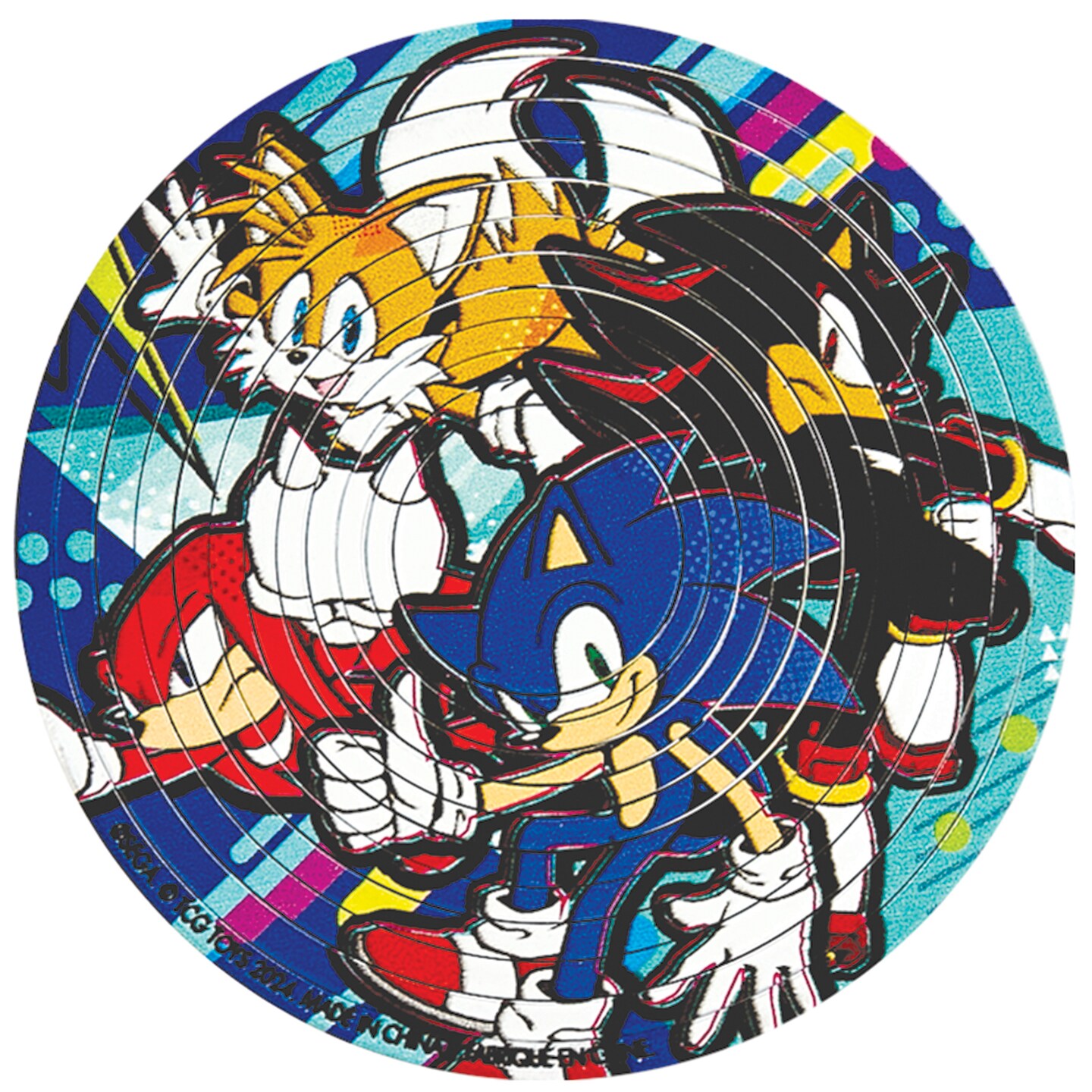 Spin Flip Puzzle: Sonic Speed - 12 Rings - 2-In-1: Double-Sided Puzzle, Spin-Flip-Solve, 360 Degress Of Puzzling, Licensed, Adults &#x26; Kids Ages 8+