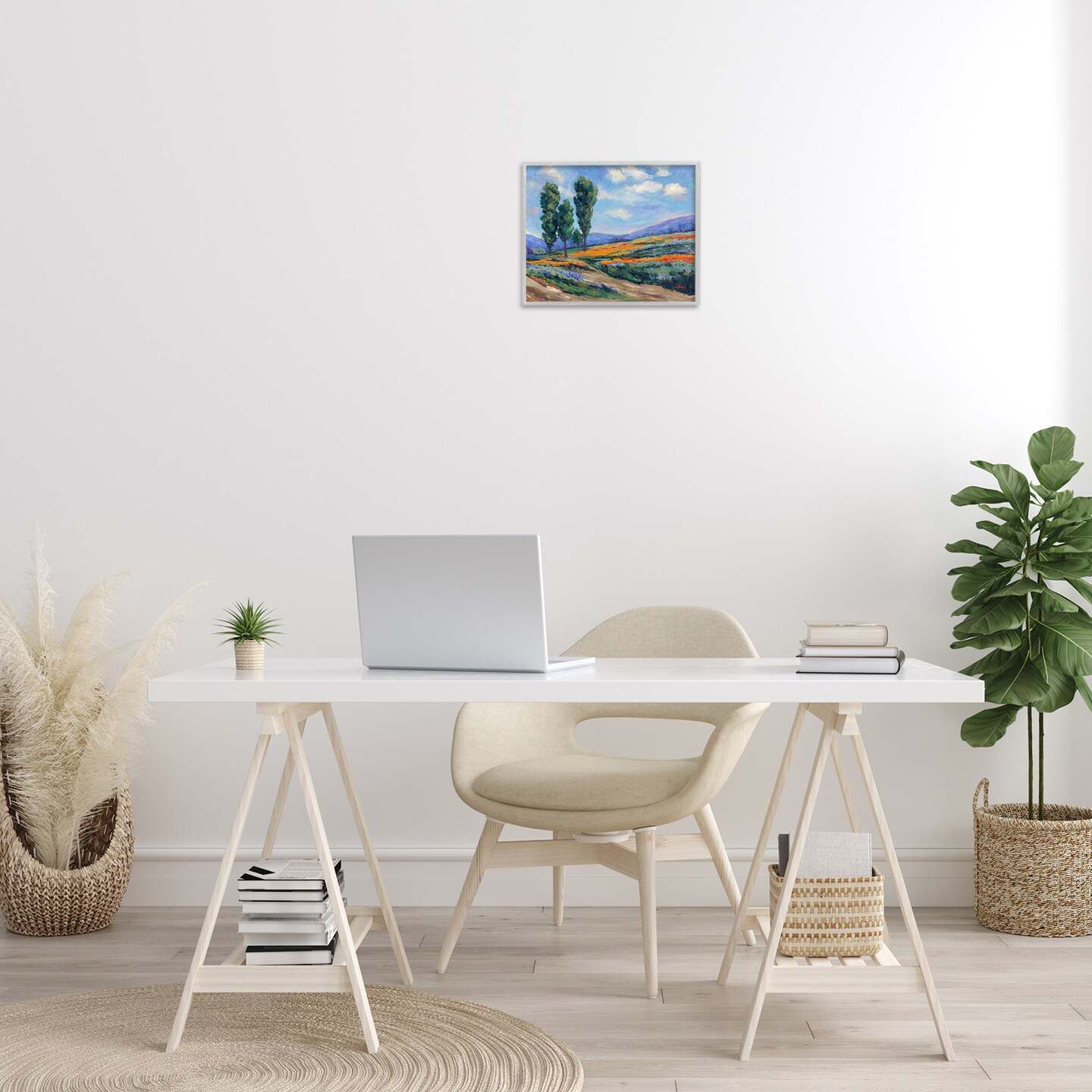 Stupell Industries Rolling Hills Traditional Landscape Framed Giclee Wall Art Design by Alexi Fine