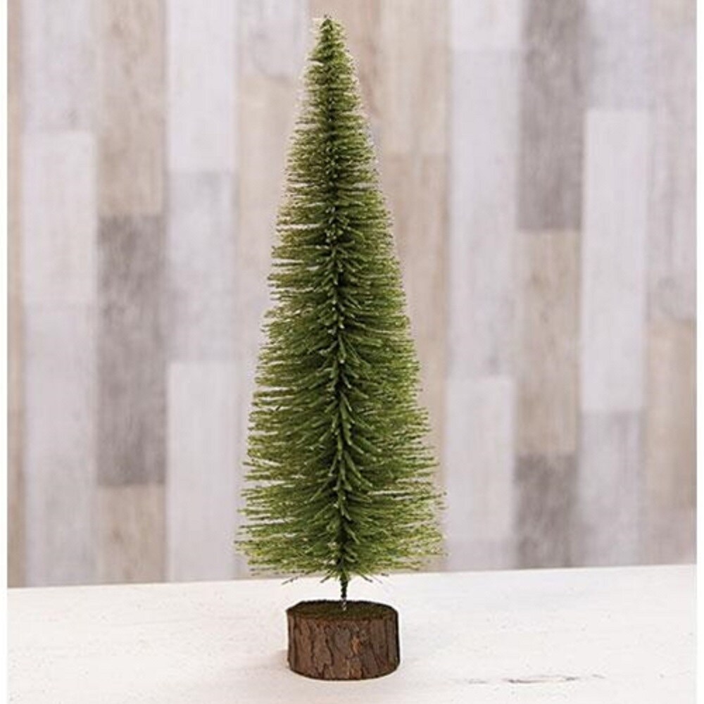 Mossy Bottle Brush Pine Tree 14&#x22;
