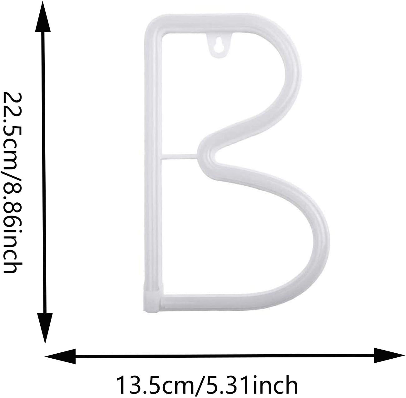 Pink LED Neon Letter Light, USB Batteries Operated Letter Sign for Night Light Lamp Words for Valentines Day, Home, Indoor Wall Decor (B)