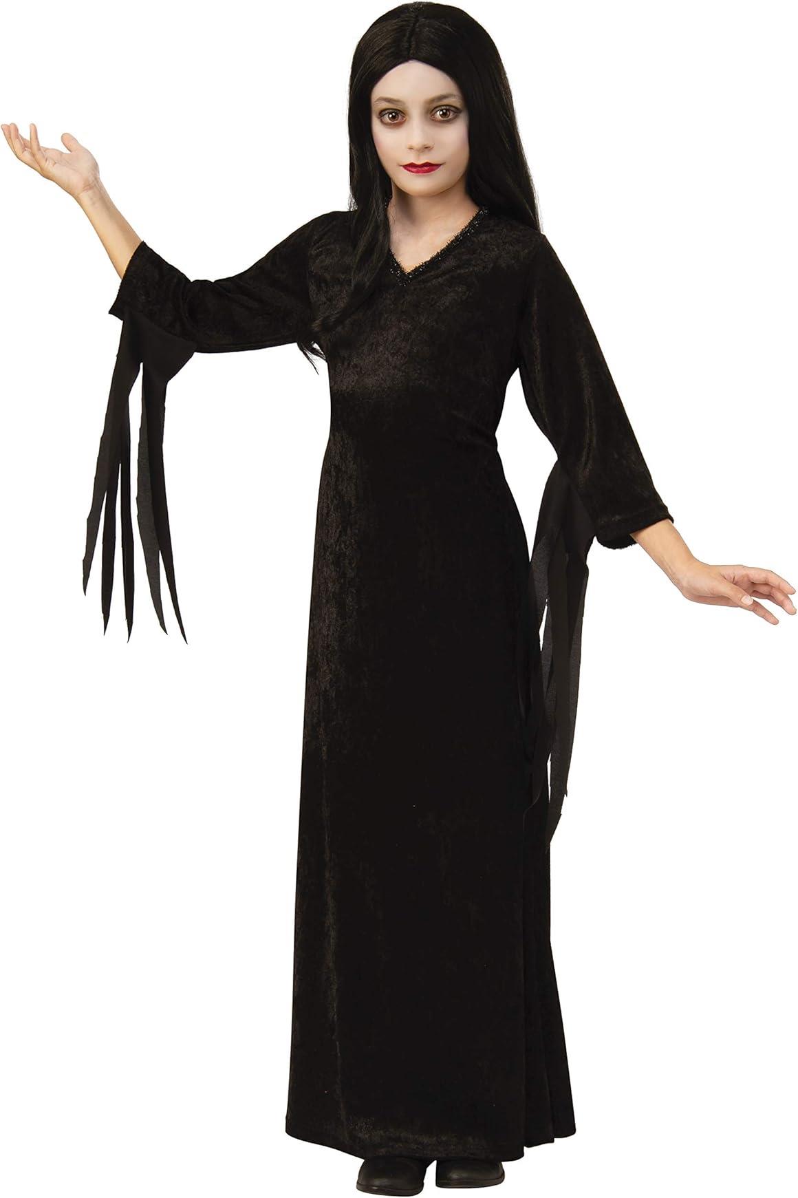 Rubies Girl&#x27;s Addams Family Animated Movie Morticia Costume, Small 4-6