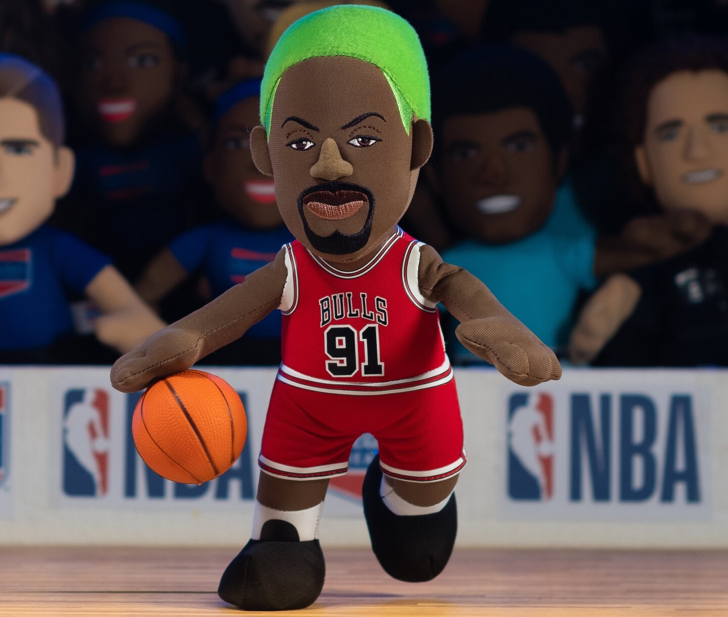 Bleacher Creatures Chicago Bulls Dennis Rodman 10&#x22; Plush Figure