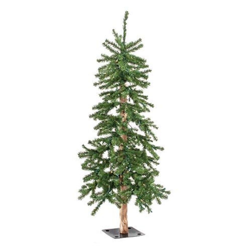 Pre-lit Alpine Tree 6ft