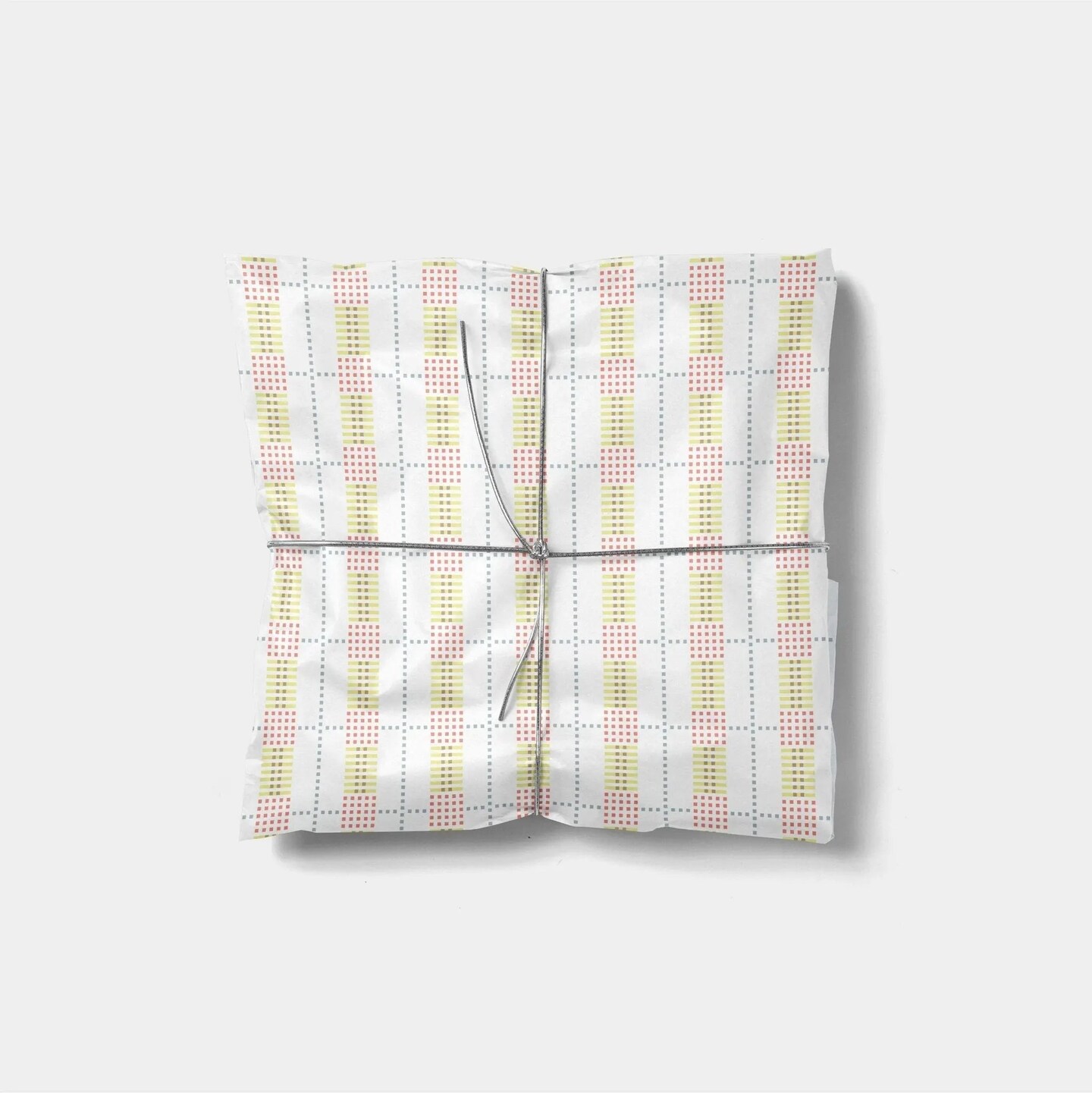 Bit Plaid Gift Wrap