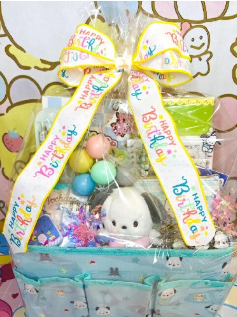 Personalized Custom Gift Basket Hello Kitty Cinnamoroll Kuromi Melody Pochacco Birthday Christmas Valentine Graduation Any Occasion product 2