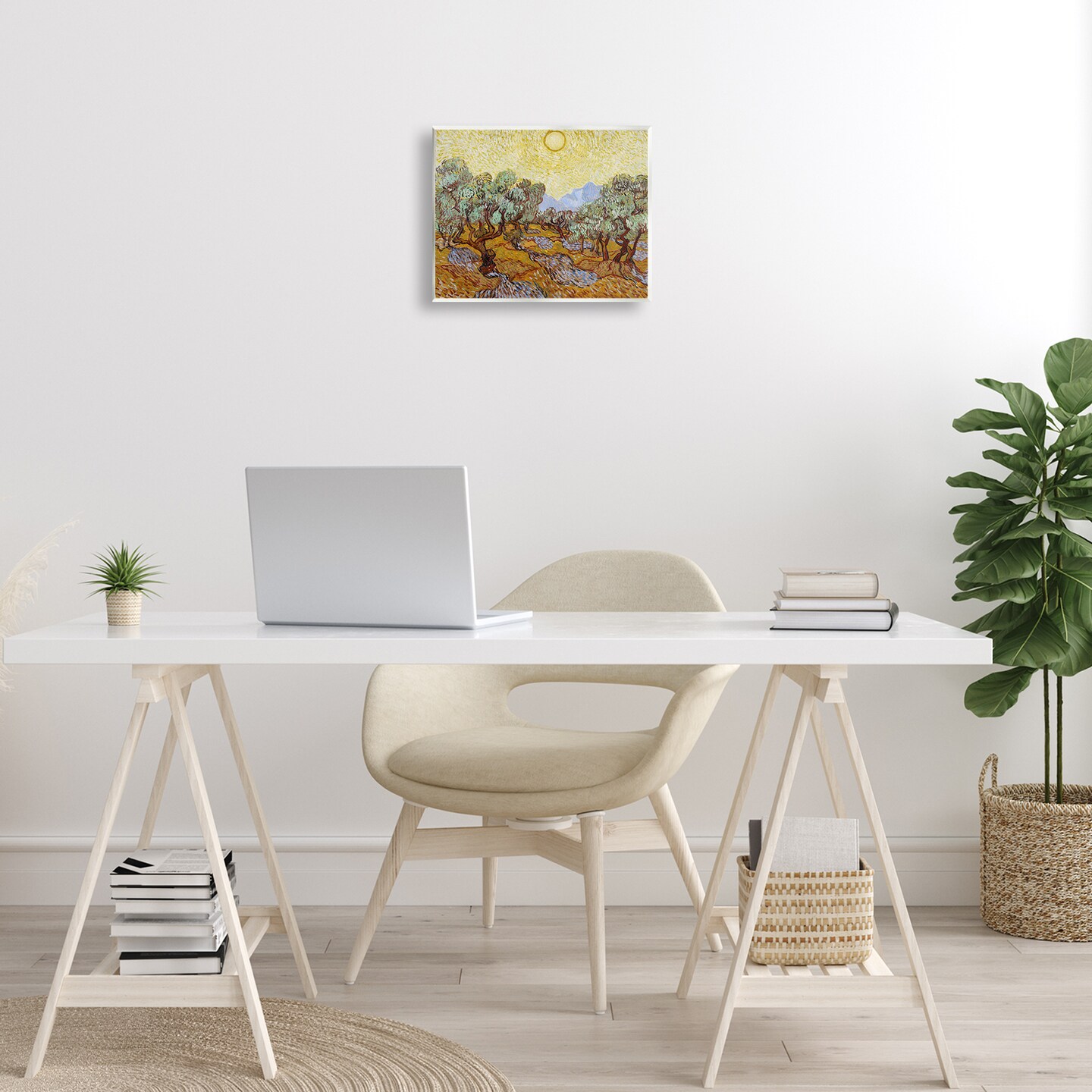 Stupell Industries Classic Van Gogh Olive Trees Wall Plaque Art Design by one1000paintings