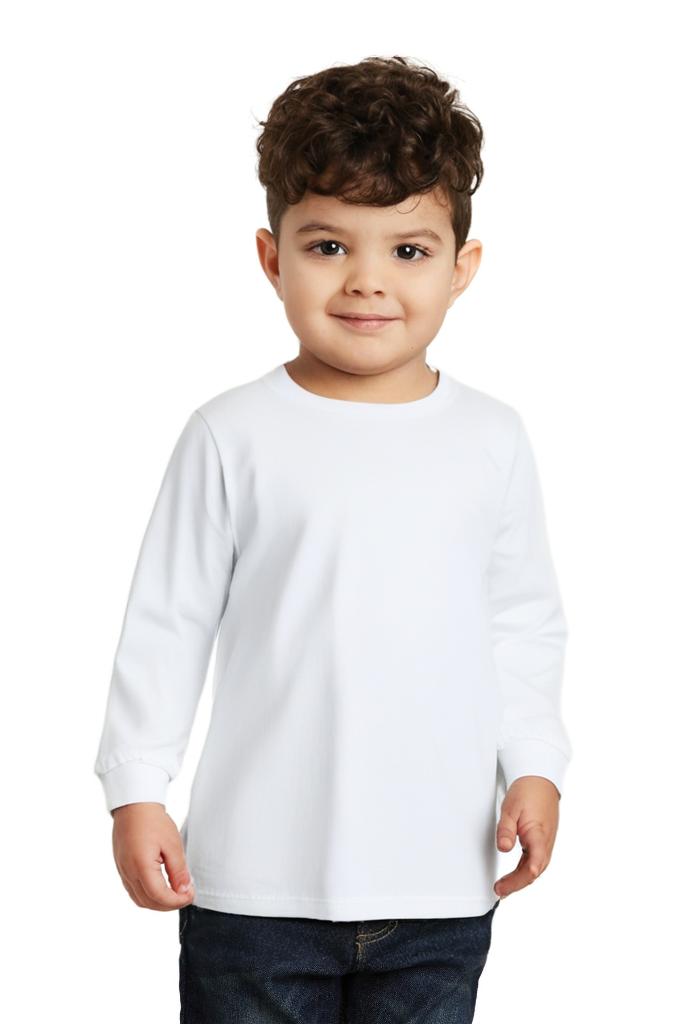 BELLA + CANVAS&#xAE; Toddler Jersey Crewneck Long Sleeve T-Shirt