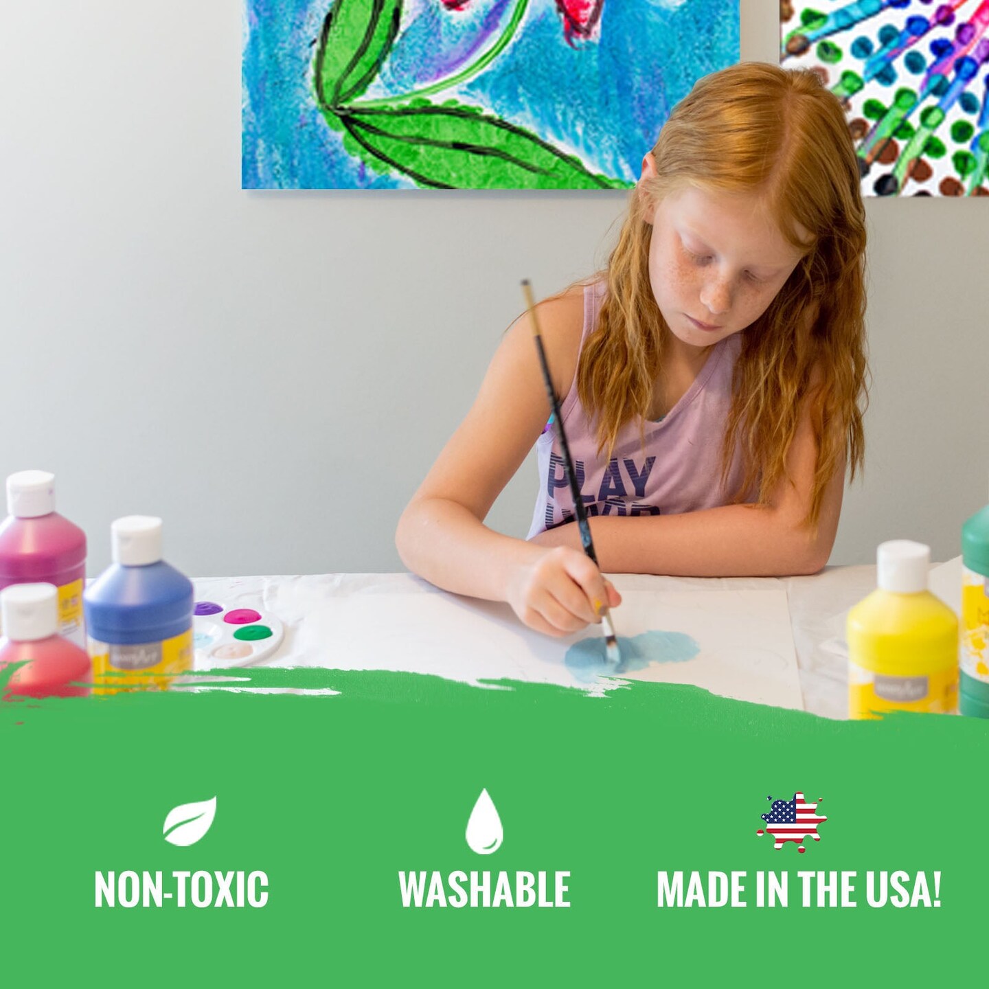 Little Masters&#xAE; Washable Tempera Paint, 128 oz. Bottles, 12 Colors