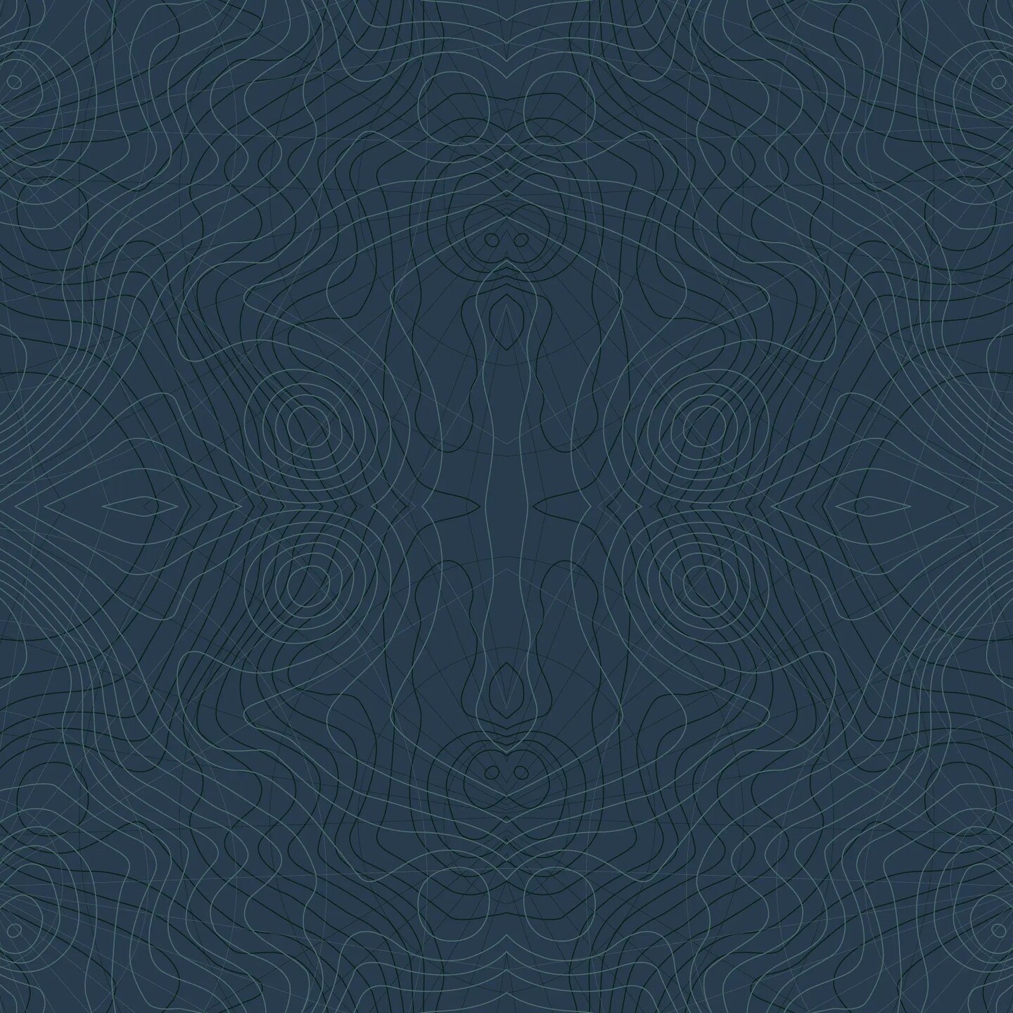 Topographic Map Gift Wrap XVI
