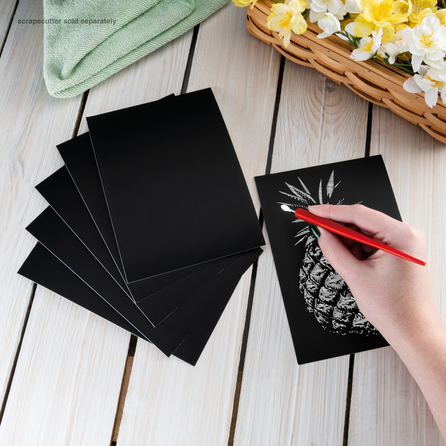 WHT-57 | Engraving Art&#x2122; 6pc 5&#x22; x 7&#x22; White Foil Blank Boards