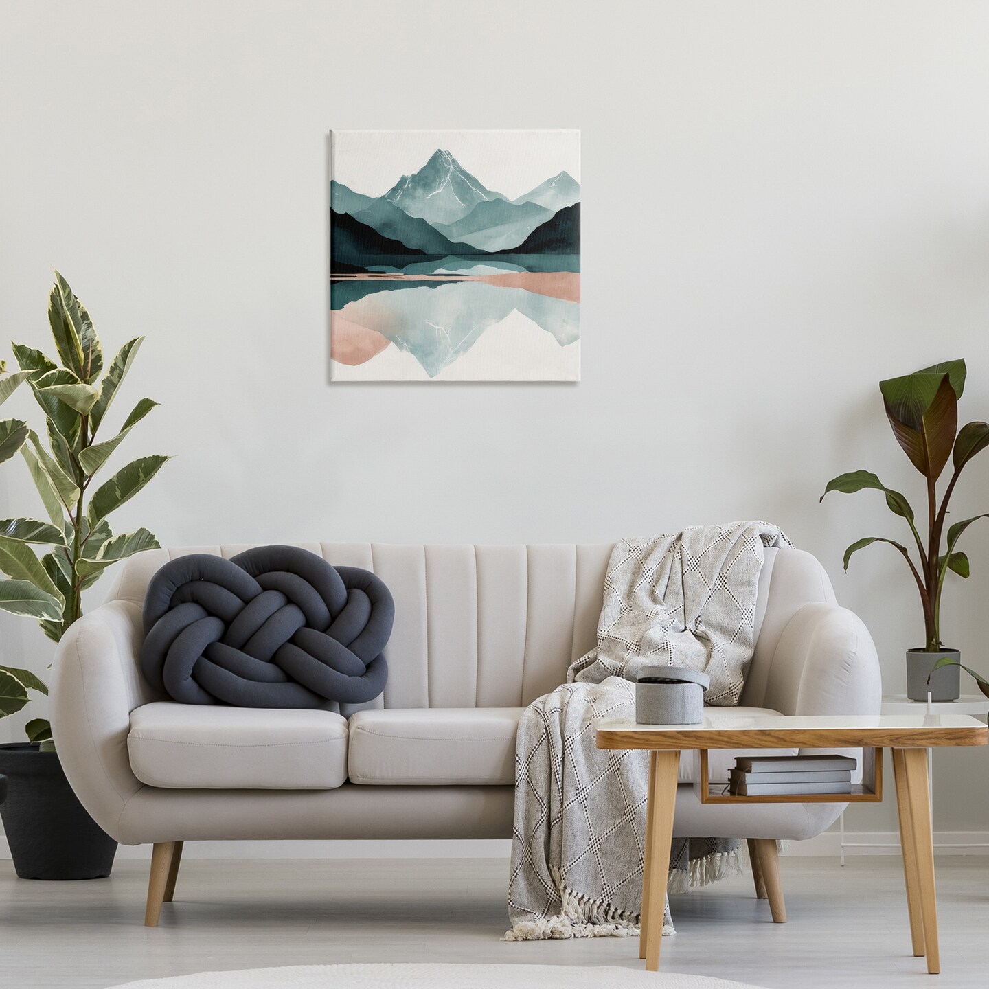 Stupell Industries Reflections of High Peaks Canvas Wall Art Design by Denise Dundon