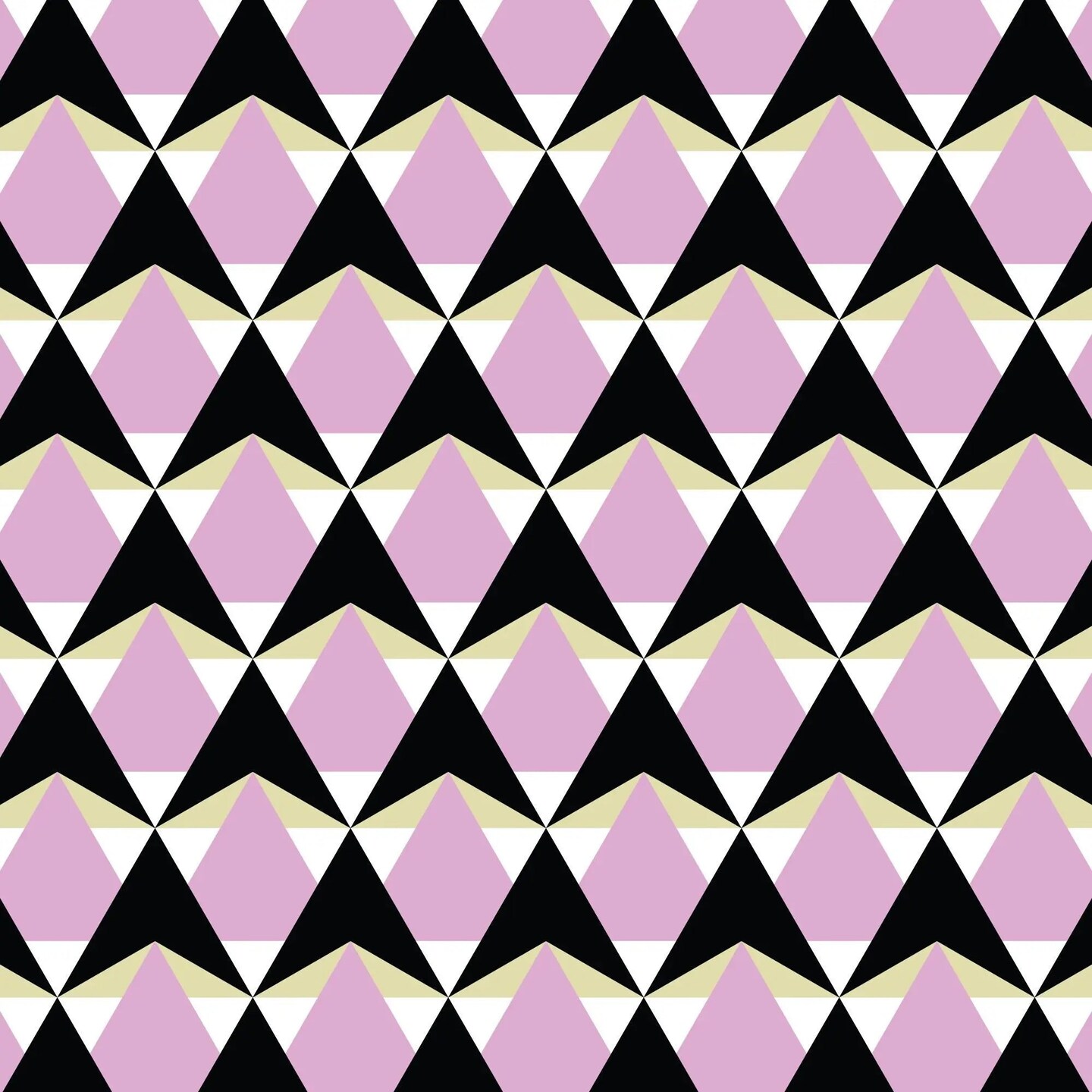 Pink Geo Shapes Gift Wrap