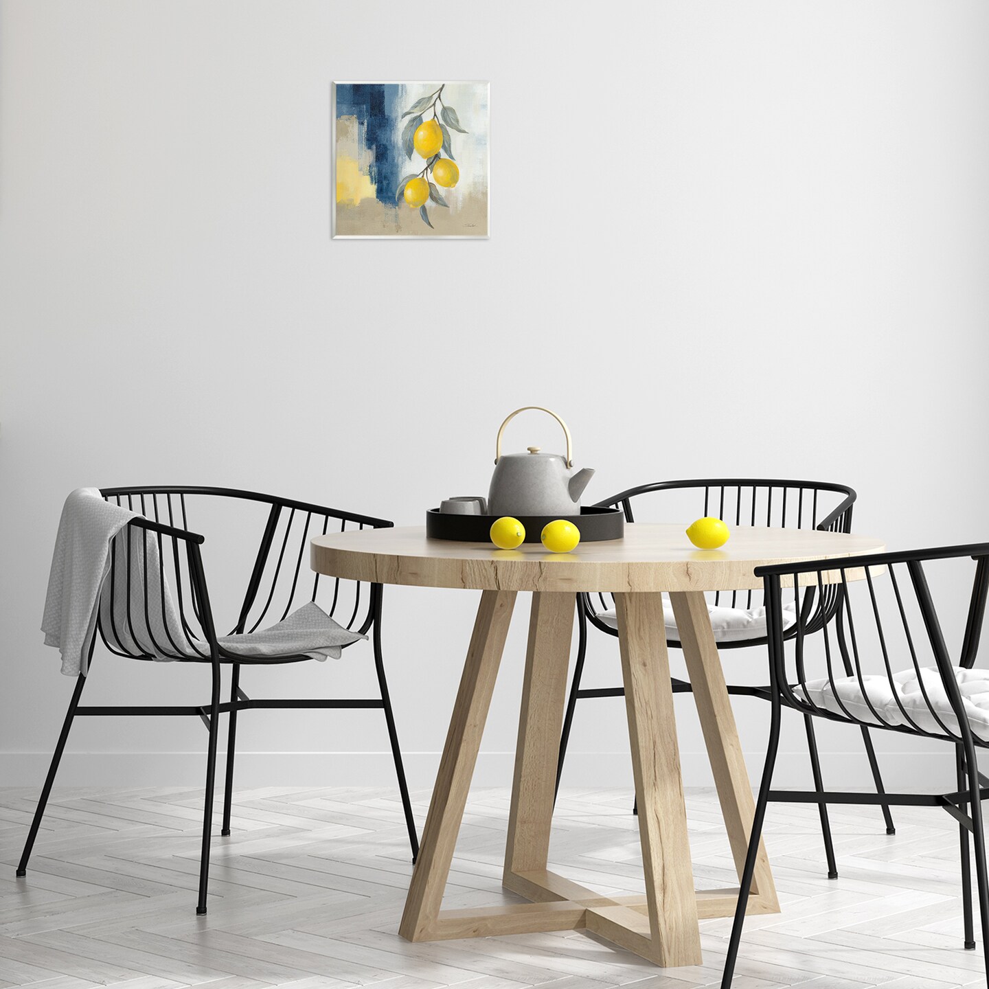 Stupell Industries Kitchen Lemons Hanging Wall Plaque Art Design by Silvia Vassileva