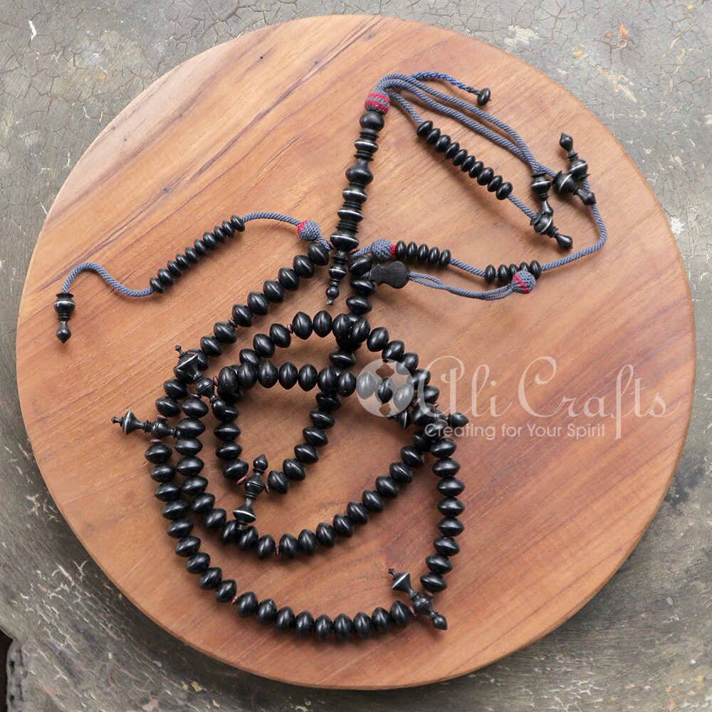 Islamic Tijani Tariqah Misbaha - Handcrafted Madhawi 100 Beads