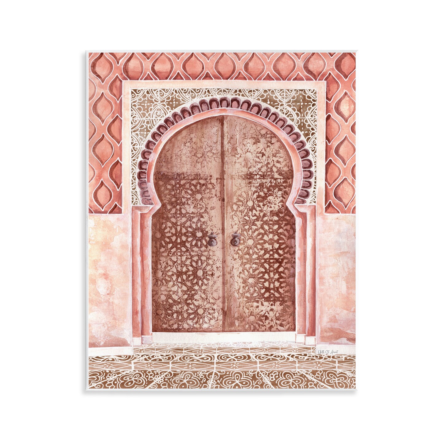 Stupell Industries Moroccan Entrance Architecture Wall Plaque Art Design by Yvette St. Amant