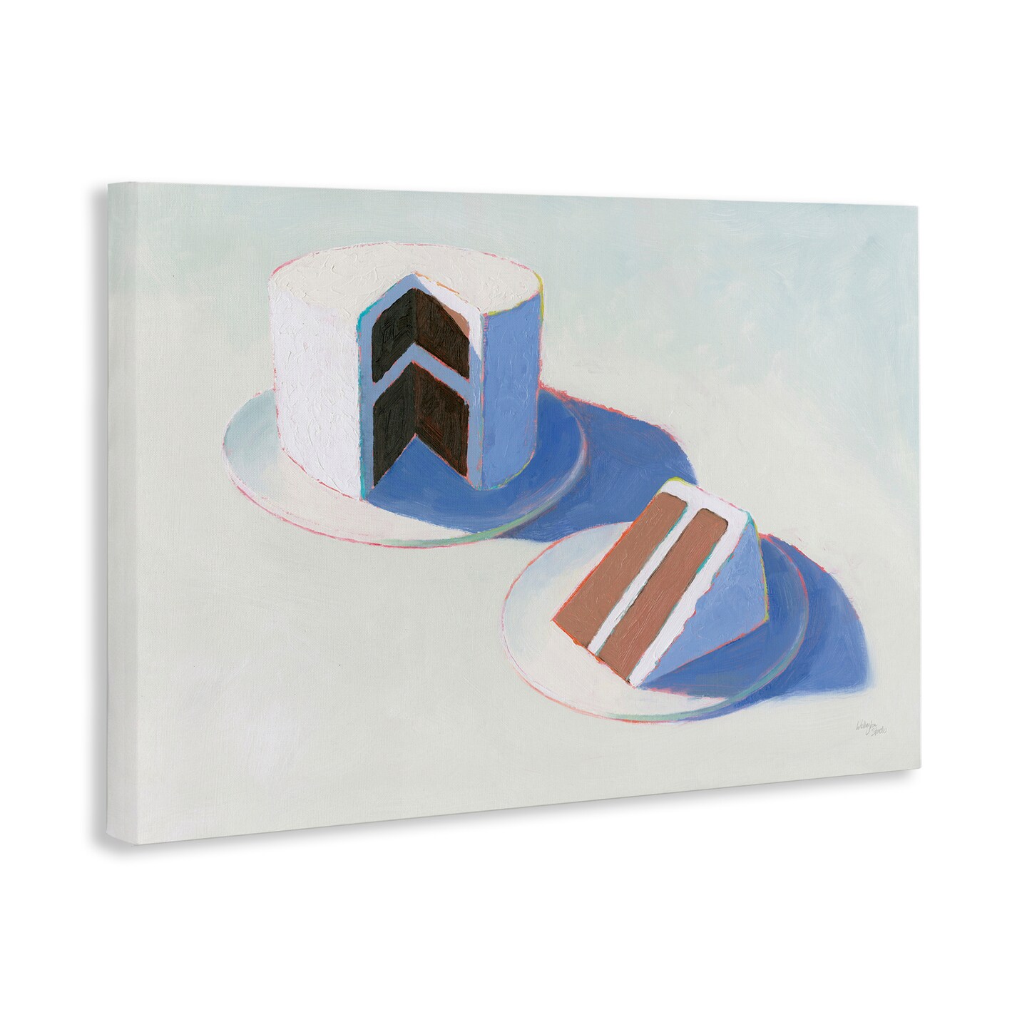 Stupell Industries Layer Cake Dessert Canvas Wall Art Design by Wellington Studio