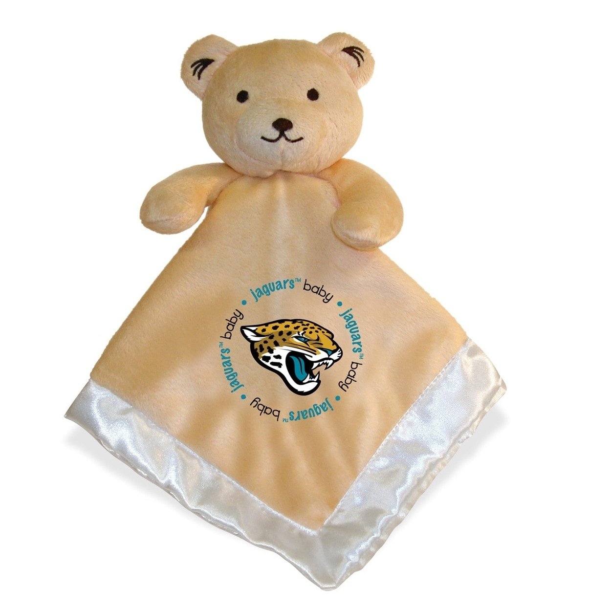 Jacksonville Jaguars Security Bear Tan Plush Toy 14In Officially Licensed