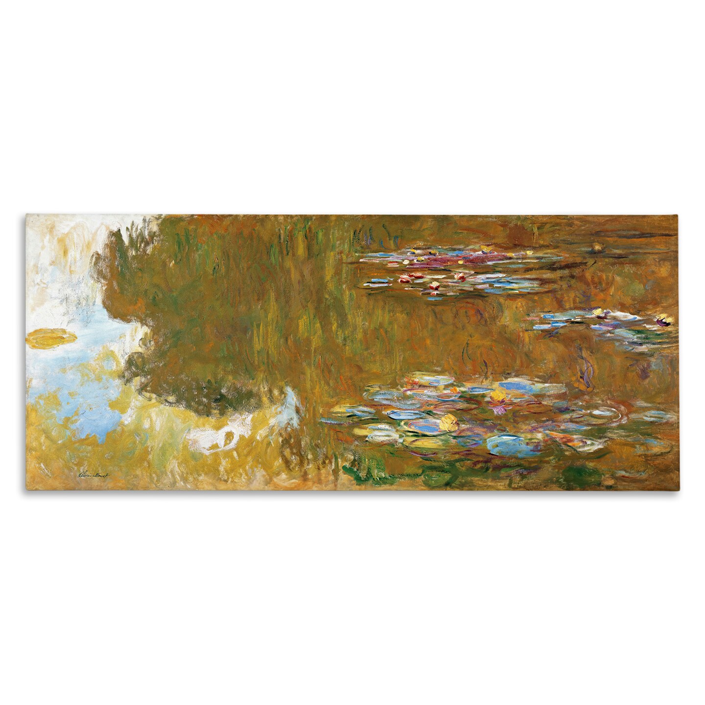 Stupell Industries Classic Monet Water Lily Pond Canvas Wall Art Design by one1000paintings