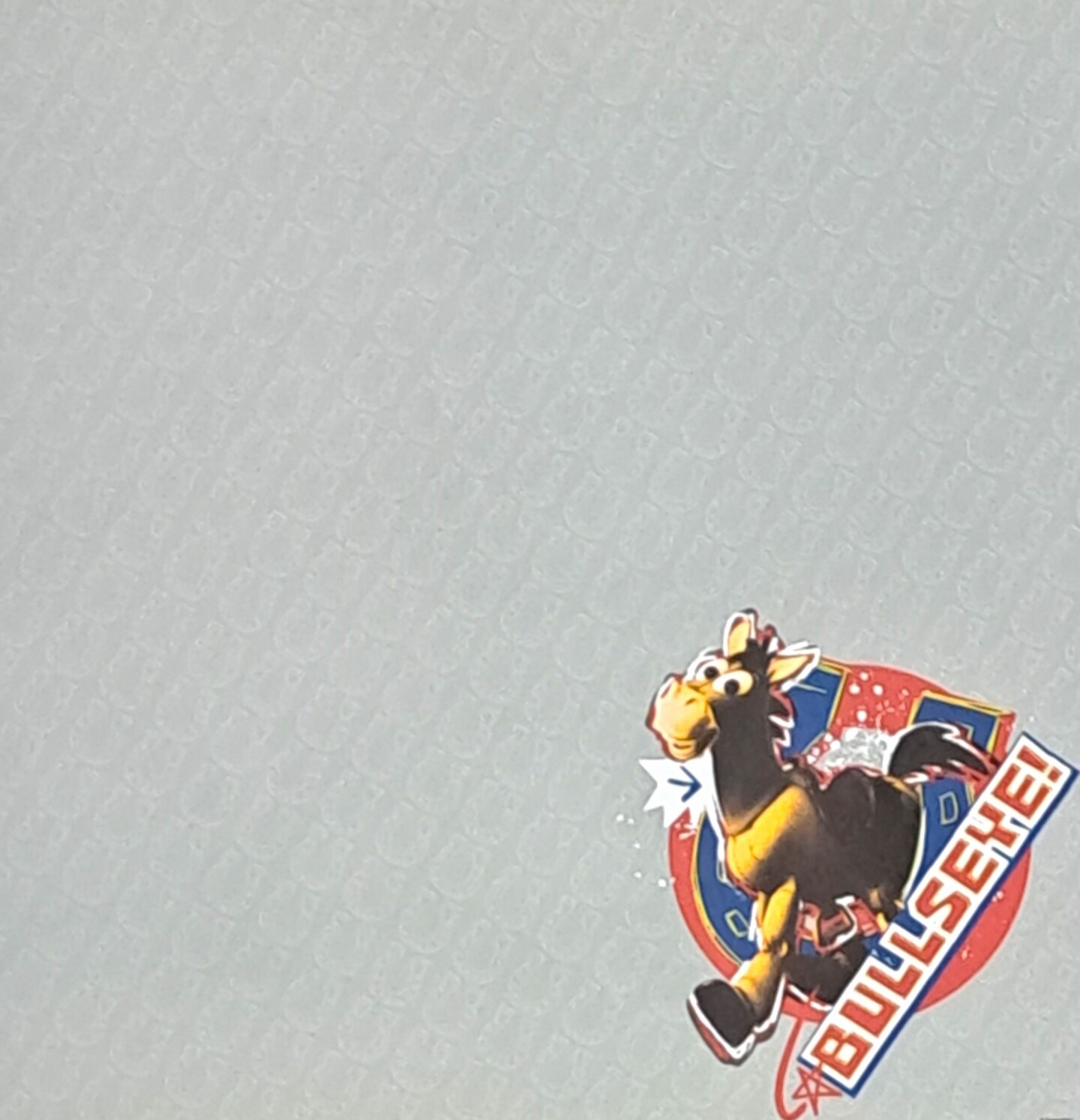 Disney Pixar Toy Story Bullseye 12x12 Scrapbook Paper