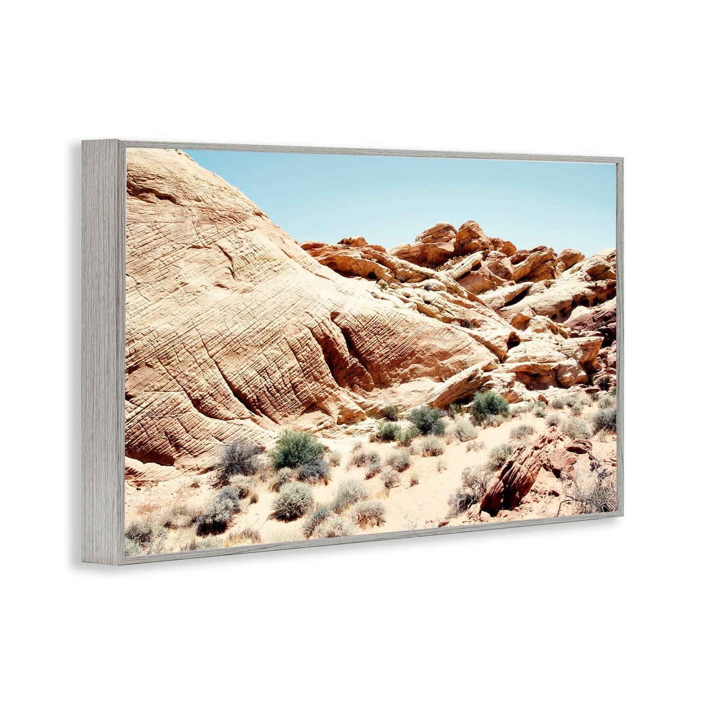 Stupell Industries Arid Desert Scenery Framed Giclee Wall Art Design by Debbie O&#x27;dell