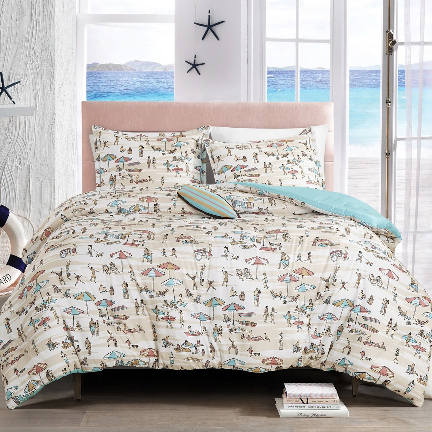 Surf Style Juvenile Comforter Set 6 Sets