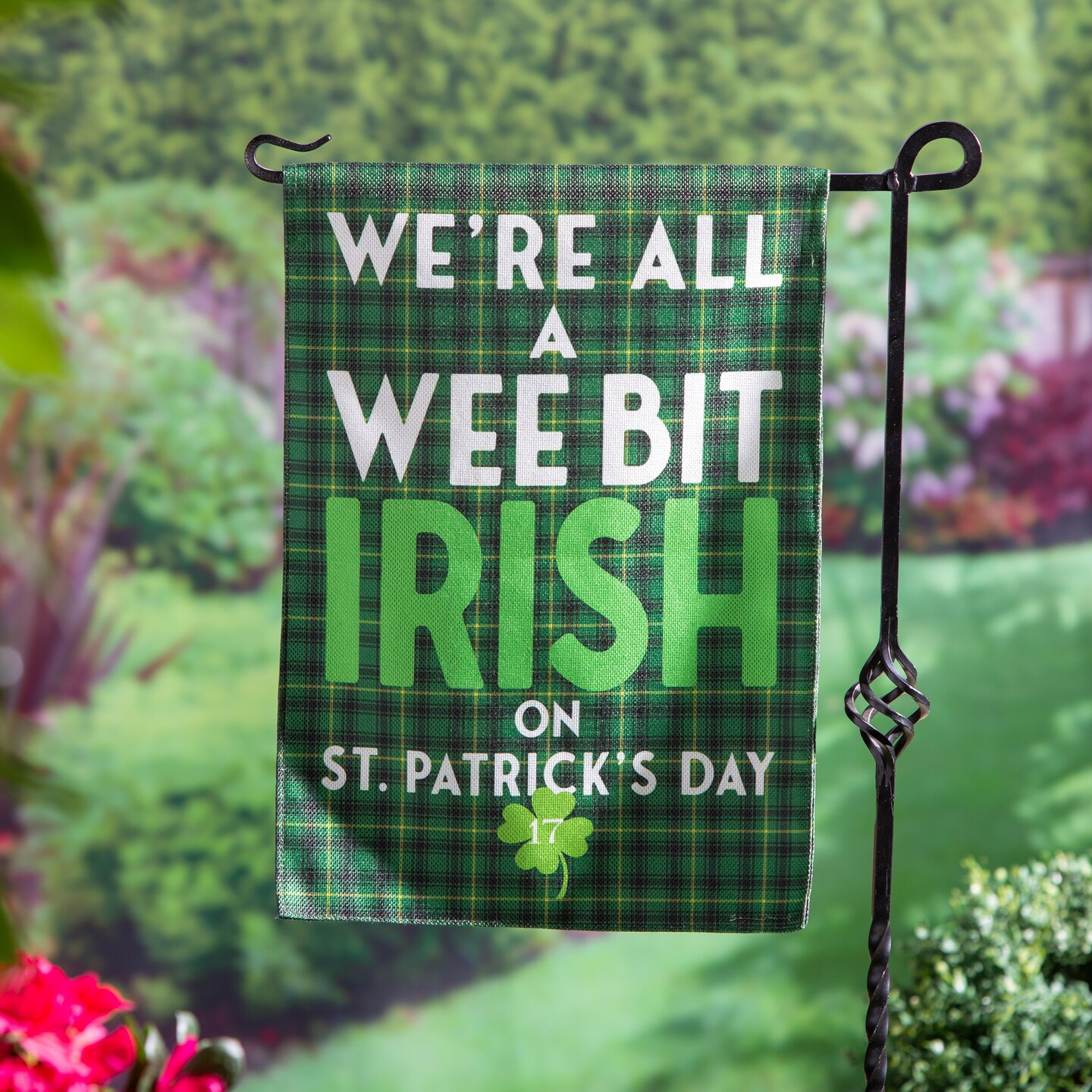 Wee Bit Irish Garden Flag 2 Sided