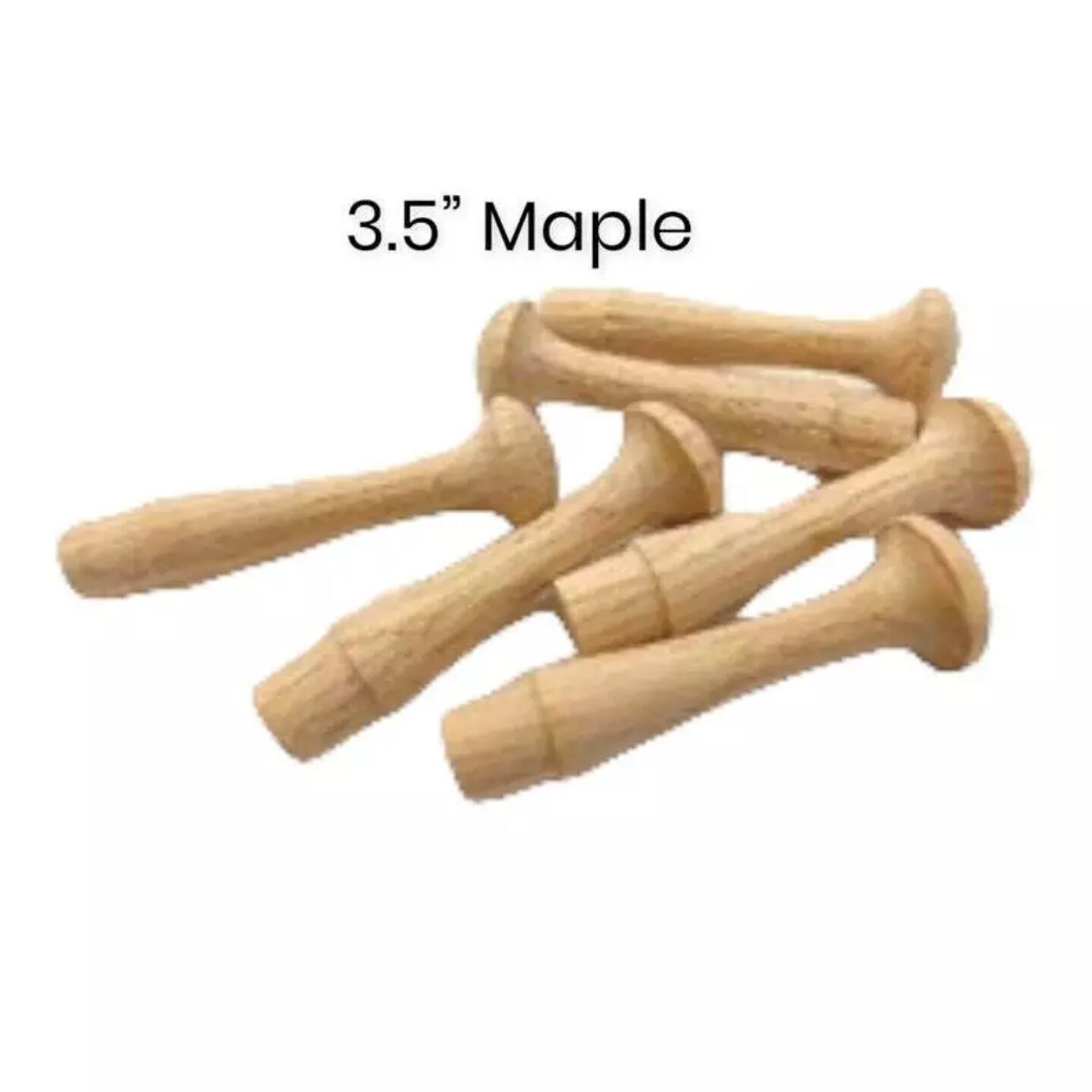 Kitcheniva 10 Pcs Birch Wood Wall Hanger Shaker Peg Hook Craft DIY 3.5&#x22;