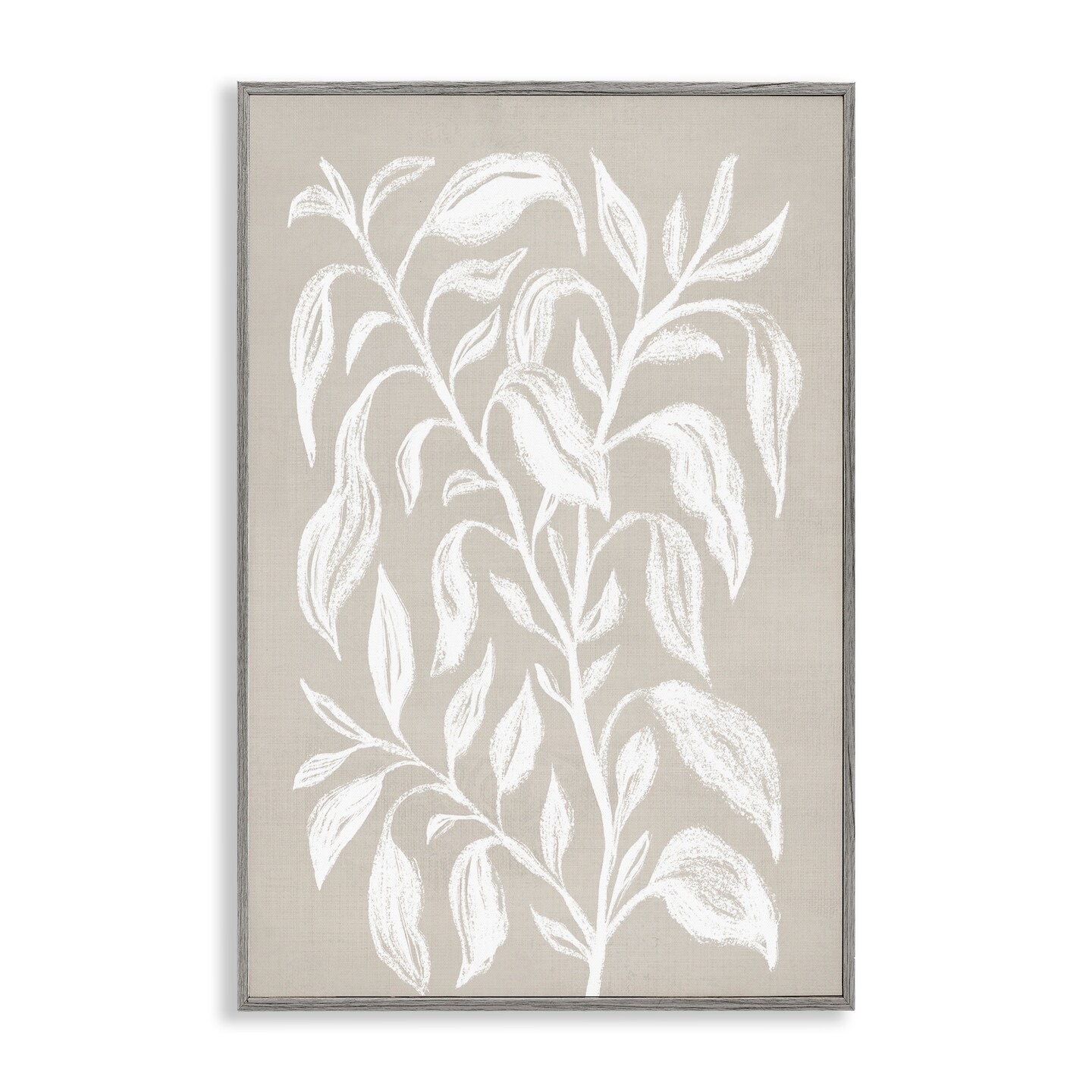 Stupell Industries Chalk Sketch Botanicals Framed Giclee Wall Art Design by Martina Pavlova