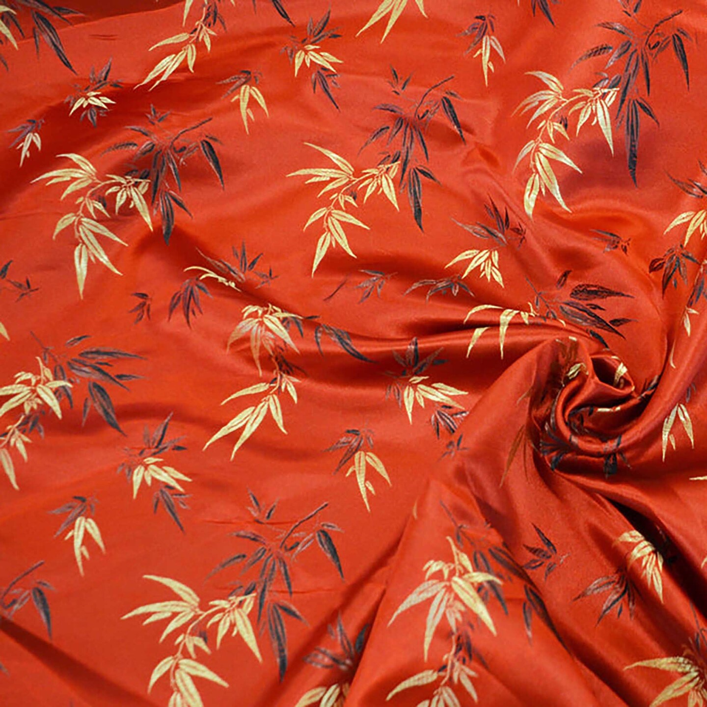 Oriental Bamboo Brocade Fabric 45" Wide 100% Polyester Dry Clean