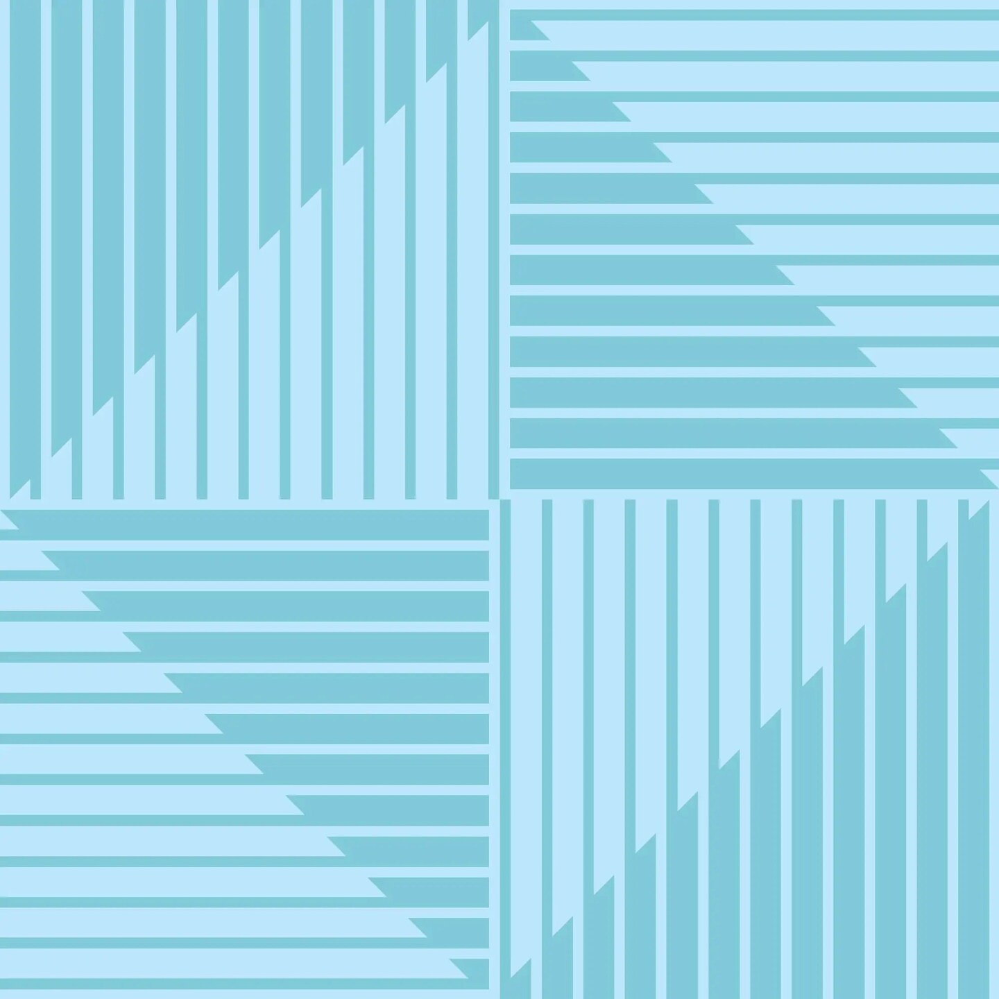 Modern Geo Striped Gift Wrap