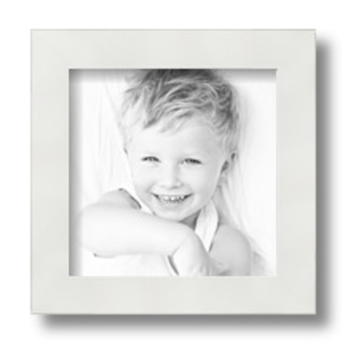 ArtToFrames 7x7 Inch Picture Frame, This 1.25 Inch Custom MDF Poster Frame is Available in Multiple Colors, Great for Your Art or Photos - Comes with Regular Glass and Corrugated Backing (A96CS)