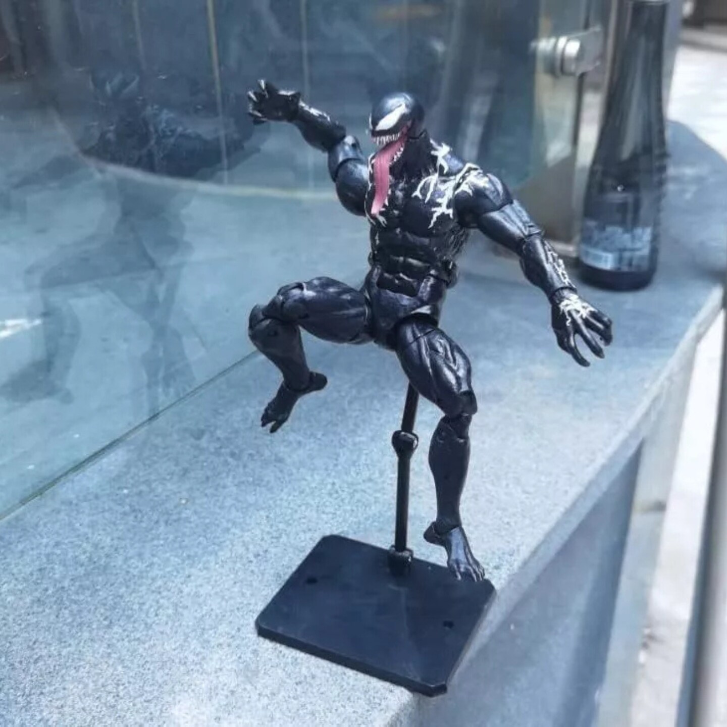 Kitcheniva Movable Venom Action Figure with Brackets Wings Toy Gift 7&#x22;