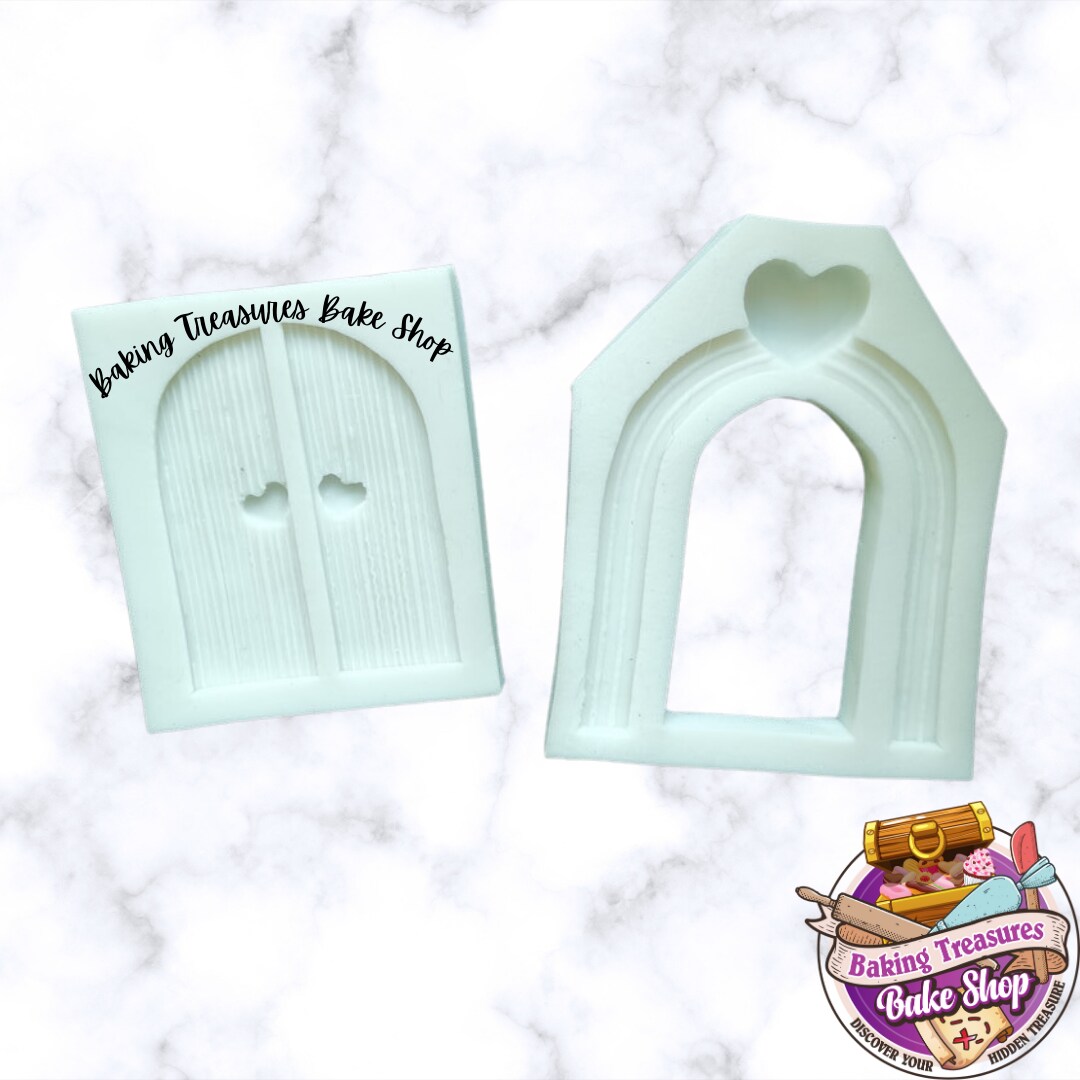 Door &#x26; Arch Silicone Mold  2 Pcs