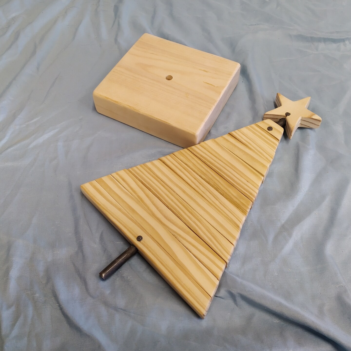 14 Inch Small Wood Spiral Christmas Tree | Wooden Spiral Xmas Tree