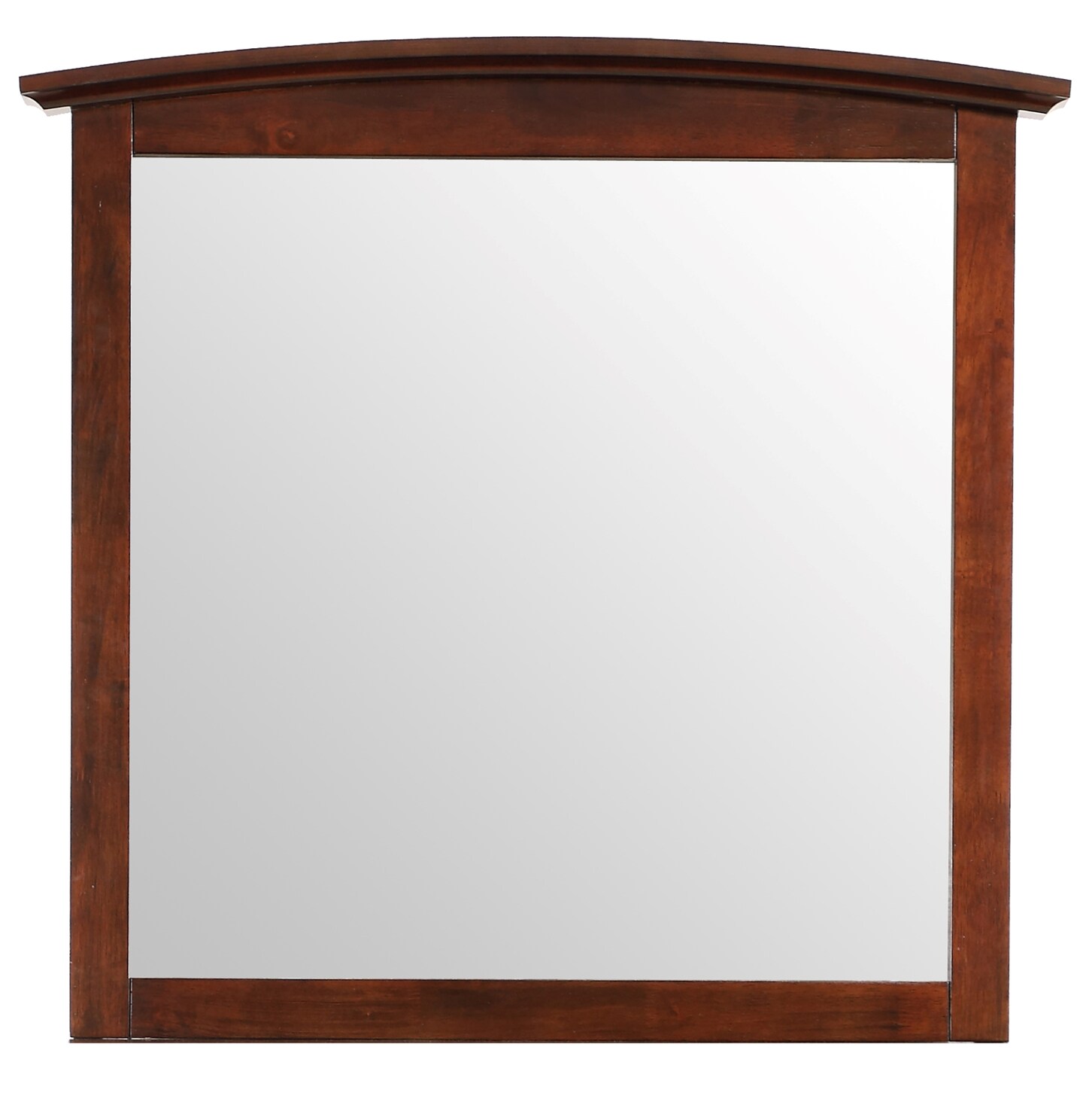 Contemporary Home Living Wooden Framed Rectangular Dresser Wall Mirror - 37&#x22; - Chocolate Brown