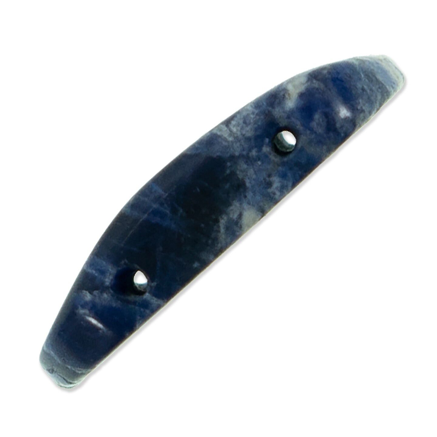 Sodalite Half Moon Beads (Pack of 7)
