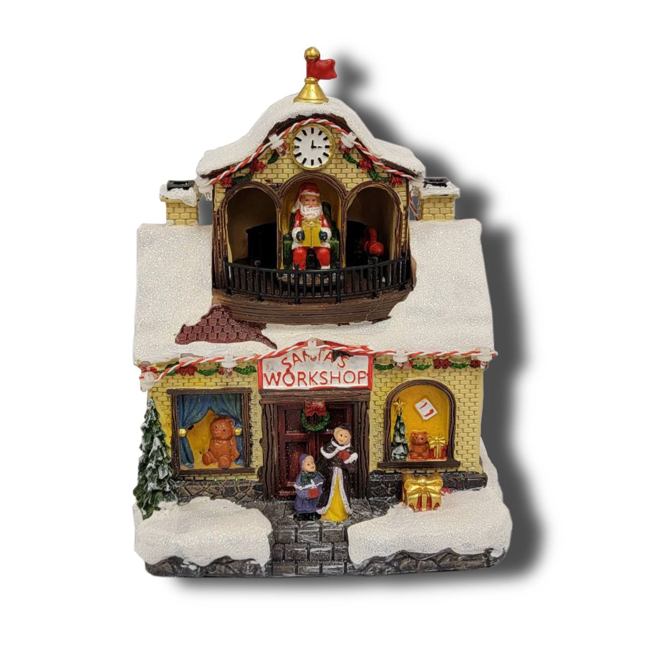 Santa&#x27;s Workshop Christmas Miniature. Christmas Village